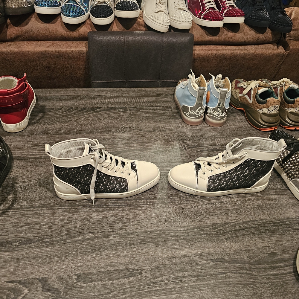 Black And White Christian Louboutins